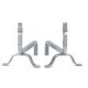 Paire de chenets REIGNOUX CH 648 h.26cm