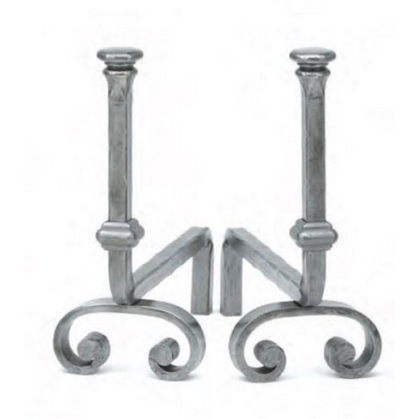 Paire de chenets REIGNOUX CH 35 h.37cm