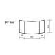 Pare feu REIGNOUX collection laiton massif PF 300/301  - 2 tailles