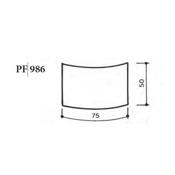 Pare feu REIGNOUX collection moderne en acier brossé PF 986/987 - 2 tailles