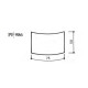 Pare feu REIGNOUX collection moderne en acier brossé PF 986/987 - 2 tailles