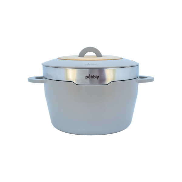 Cocotte multifonction PEBBLY Brigade De Buyer 24cm coloris greige
