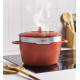 Cocotte multifonction PEBBLY Brigade De Buyer 24cm coloris terracotta