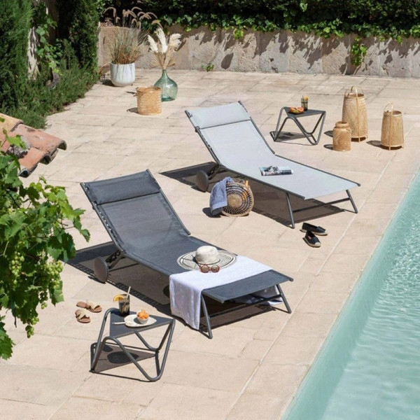 Bain de soleil Lafuma Mobilier Miami II Rives - 2 coloris