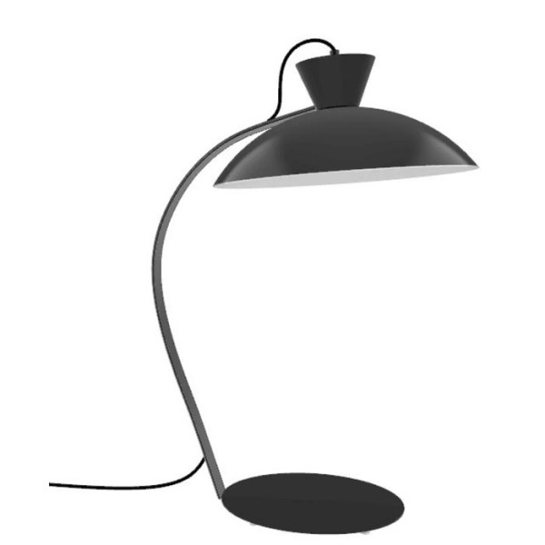 Lampe à poser ALUMINOR Calao noire h.50cm