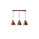 Suspension ALUMINOR Clarelle S3 - 3 têtes - 3 coloris
