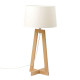 Lampe à poser ALUMINOR Sacha LT bois h.68.5cm