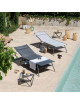 Bain de soleil Lafuma Mobilier Miami II haut Rives - 2 coloris