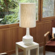 Lampe à poser MARKET SET Jimmy coloris blanc h.46cm