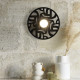 Applique MARKET SET Labyrinthe D.40cm coloris noir