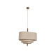 Suspension MARKET SET Peeble coloris crème - 2 tailles