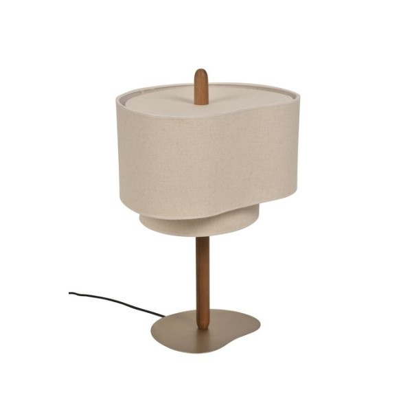 Lampe à poser MARKET SET Pebble H.60cm coloris crème