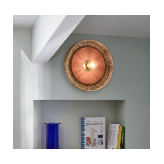 Applique MARKET SET Portinatx coloris terracotta - 2 tailles