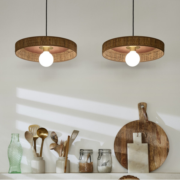Suspension MARKET SET Portinatx coloris terracotta - 2 tailles