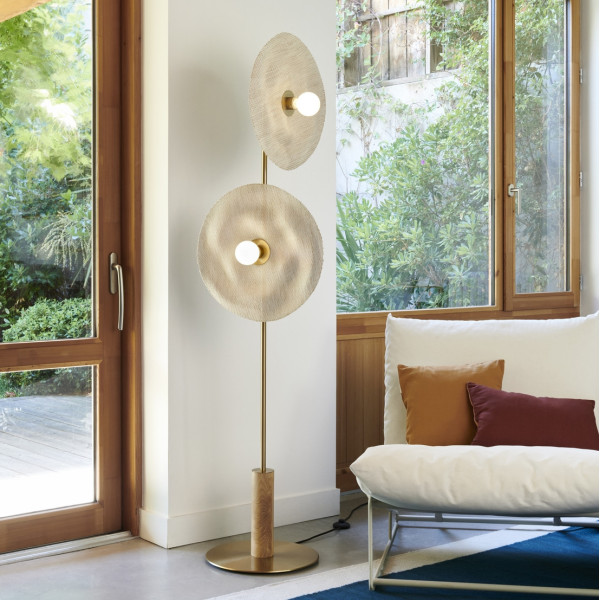 Lampadaire MARKET SET Rivage 2L coloris naturel