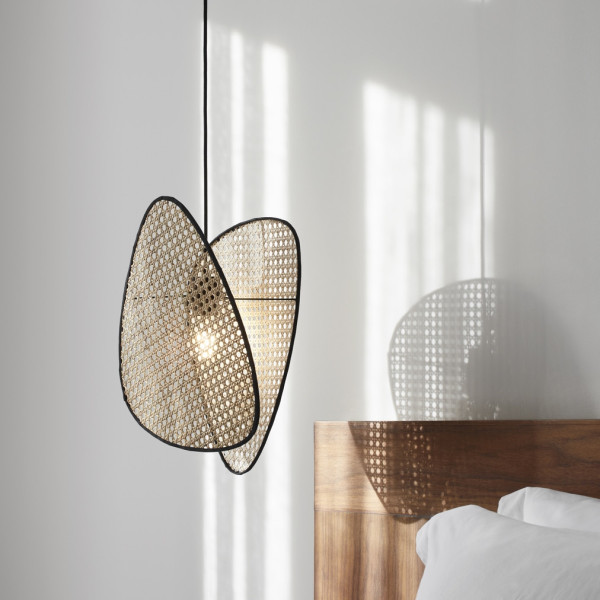 Suspension MARKET SET Screen 1L cannage coloris naturel - 2 tailles