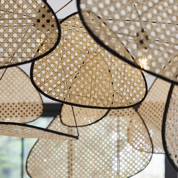 Suspension MARKET SET Screen XXL 4L D.150cm cannage coloris naturel