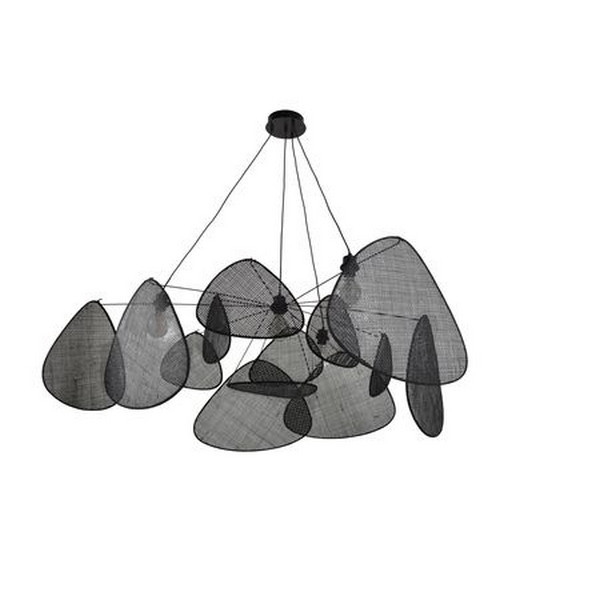 Suspension MARKET SET Screen 4L D.150cm cannage coloris noir