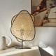 Lampe à poser MARKET SET Screen H.51cm cannage coloris naturel