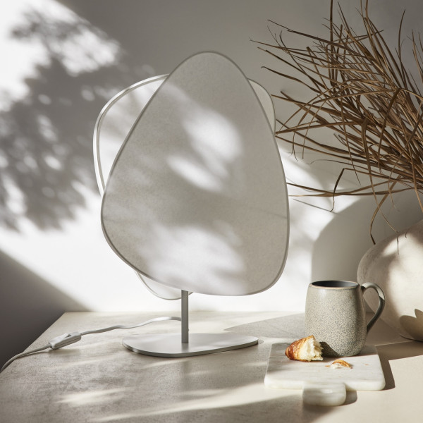 Lampe à poser MARKET SET Screen H.51cm murano coloris blanc