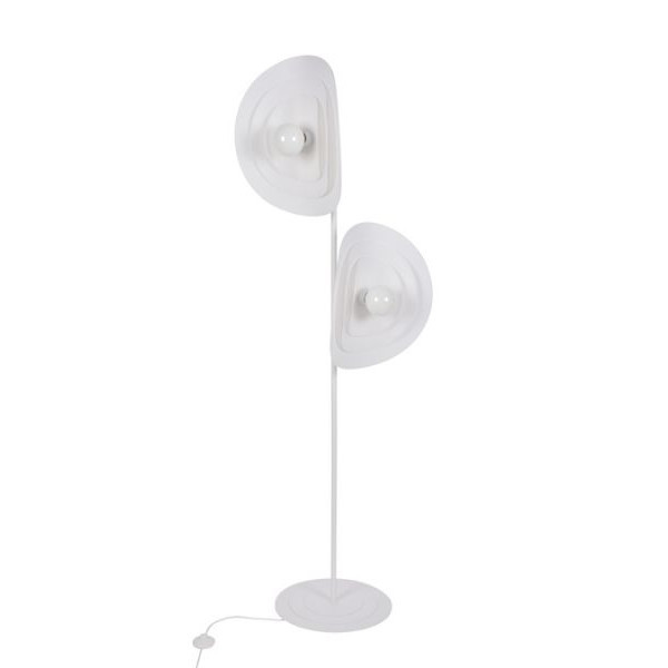 Lampadaire MARKET SET Selenitis 2L coloris blanc