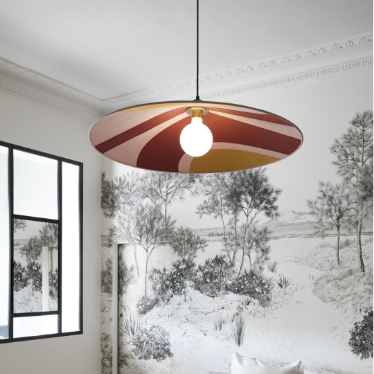 Suspension MARKET SET Sonia Laudet coloris Seventies rose - 2 tailles
