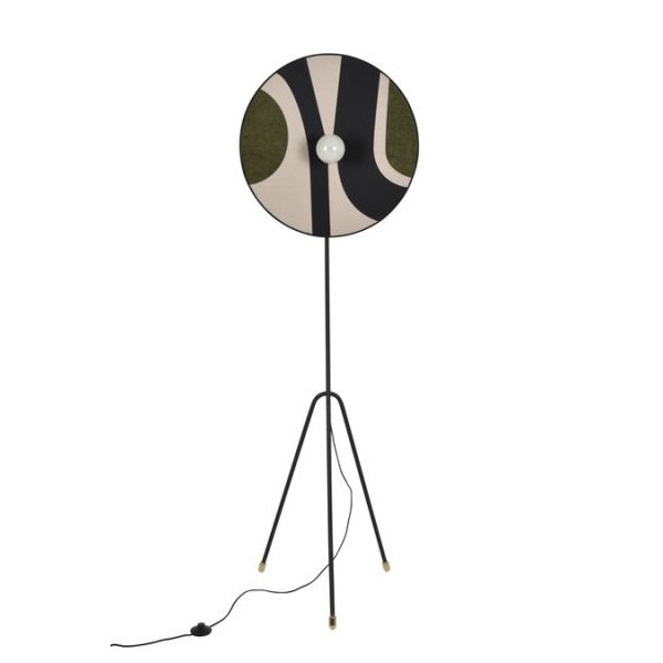 Lampadaire MARKET SET Sonia Laudet D.60cm coloris Seventies bouleau