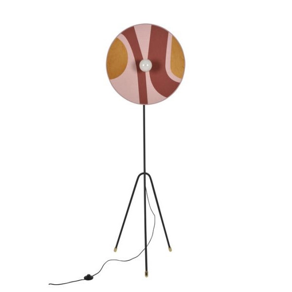 Lampadaire MARKET SET Sonia Laudet D.60cm coloris Seventies rose