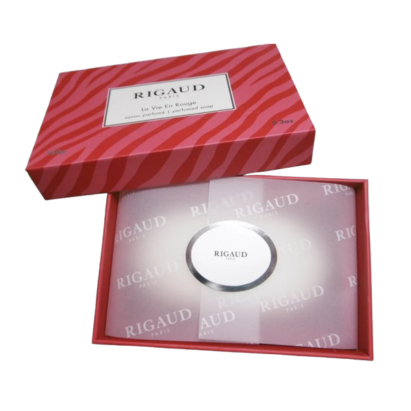 Savon parfumé RIGAUD La vie en Rouge 150g