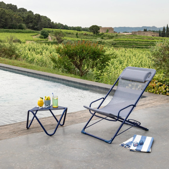 Lot de deux transats Transaswing LAFUMA MOBILIER Batyline Colorblock - 4 coloris