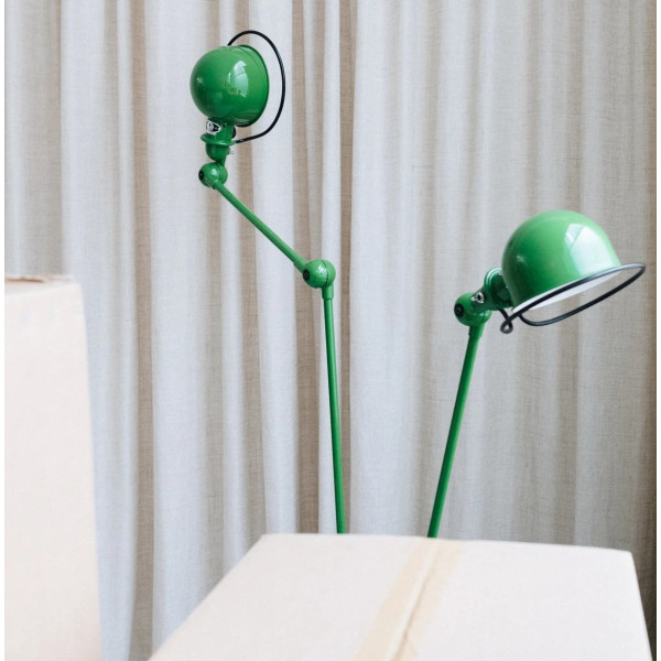 Lampadaire double JIELDE Loft DD7460 articulé - 33 coloris finition brillante ou mate