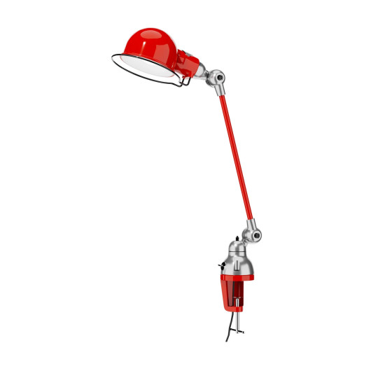 Lampe étau JIELDE Signal SI312 articulée finition poli-brillant - 28 coloris