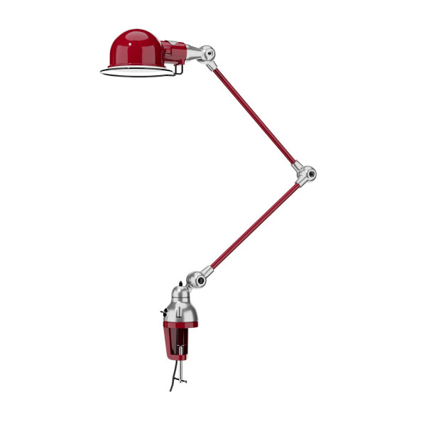 Lampe étau JIELDE Signal SI332 articulée finition poli-brillant - 28 coloris