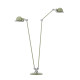 Lampadaire double JIELDE Loft DD7460 articulé finition poli-brillant - 28 coloris