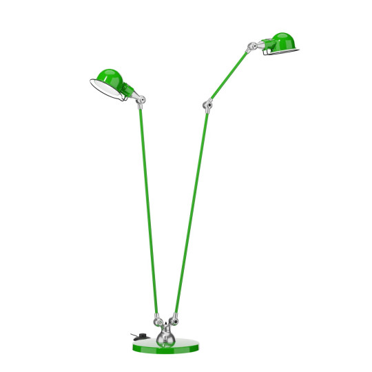 Lampadaire double JIELDE Signal SI8380 articulé finition poli-brillant - 28 coloris