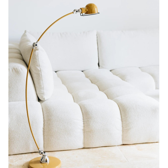 Lampadaire JIELDE Signal SIC843 courbé et articulé finition poli-brillant - 28 coloris