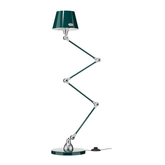 Lampadaire JIELDE Aicler AID433 articulé finition poli-brillant - 28 coloris