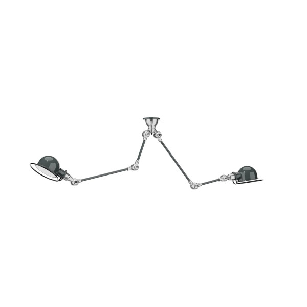 Suspension double JIELDE Loft Sky4224 articulée finition poli-brillant - 28 coloris