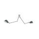Suspension double JIELDE Loft Sky4224 articulée finition poli-brillant - 28 coloris