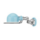 Applique JIELDE Loft D1000 articulée avec interrupteur finition poli-brillant - 28 coloris