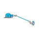 Applique JIELDE Loft D4001 articulée avec interrupteur finition poli-brillant - 28 coloris