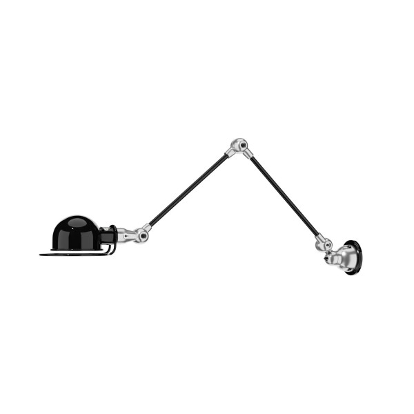 Applique JIELDE Loft D4401 articulée avec interrupteur finition poli-brillant - 28 coloris