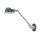 Applique JIELDE Signal SI301 articulée avec interrupteur finition poli-brillant - 28 coloris