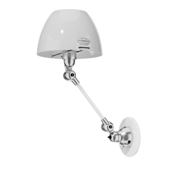 Applique JIELDE Aicler AIC701 articulée avec interrupteur finition poli-brillant - 28 coloris
