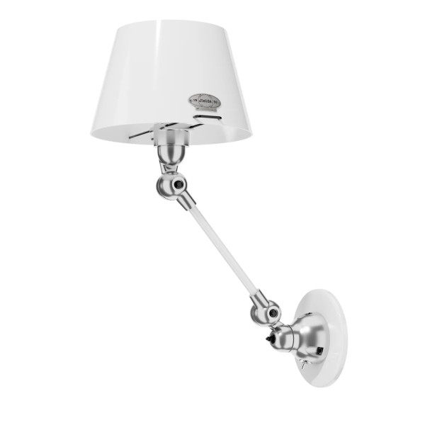 Applique JIELDE Aicler AID701 articulée avec interrupteur finition poli-brillant - 28 coloris
