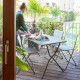Table de jardin pliante LAFUMA MOBILIER Balcony 120x70cm Colorblock et ses quatre chaises - 6 coloris