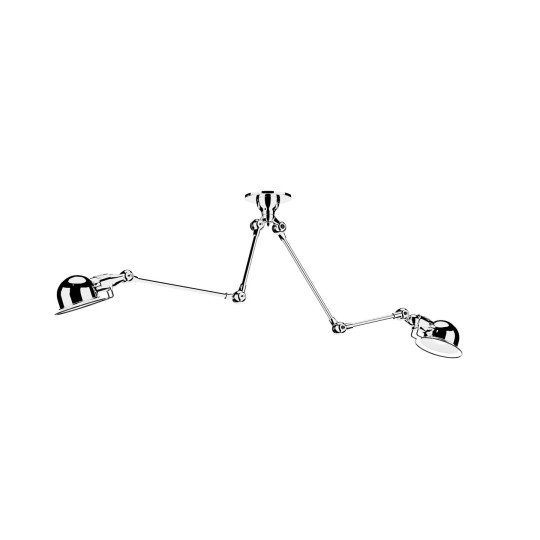 Suspension double JIELDE Loft Sky3773 articulée - 33 coloris finition brillante ou mate