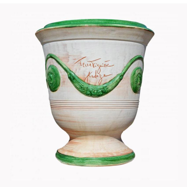 Vase cérusé vert Terre Figuière - 5 tailles