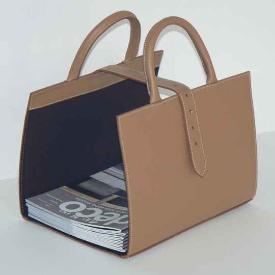 Porte revues en cuir Midipy - 5 coloris