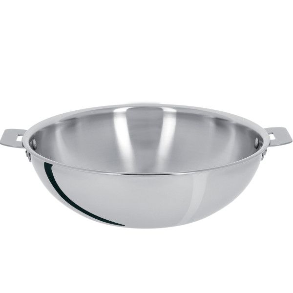 Wok et couvercle Cristel Casteline - 3 tailles